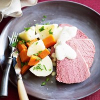 Recipe: Corned Beef with White Sauce corned_beef