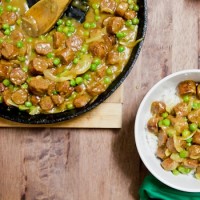 Recipe: Curried Sausages and Rice Curried Sausages