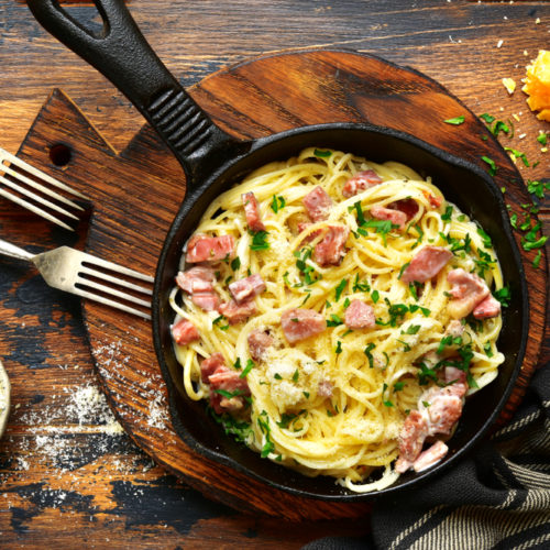 Fettucini Carbonara Fettucini Carbonara