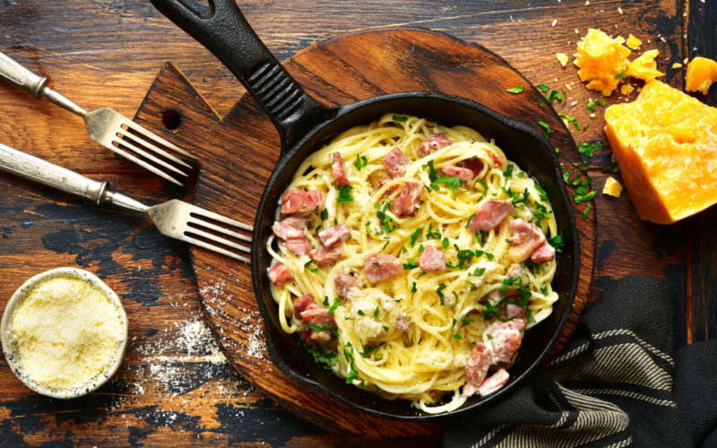 Fettucini Carbonara Fettucini Carbonara