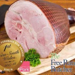 NEWS ALERT: Australian Pork Limited’s Award for 2017 Best Ham in NSW goes to THE FREE RANGE BUTCHER 2017 Best Ham in NSW