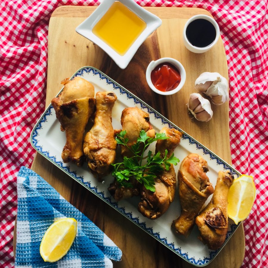 Drumsticks with Honey Sriracha Slow Cooked The Yarn