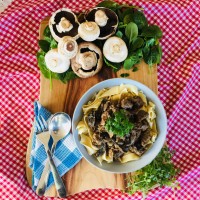 Slow Cooked Beef Stroganoff Slow Cooked Beef Stroganoff