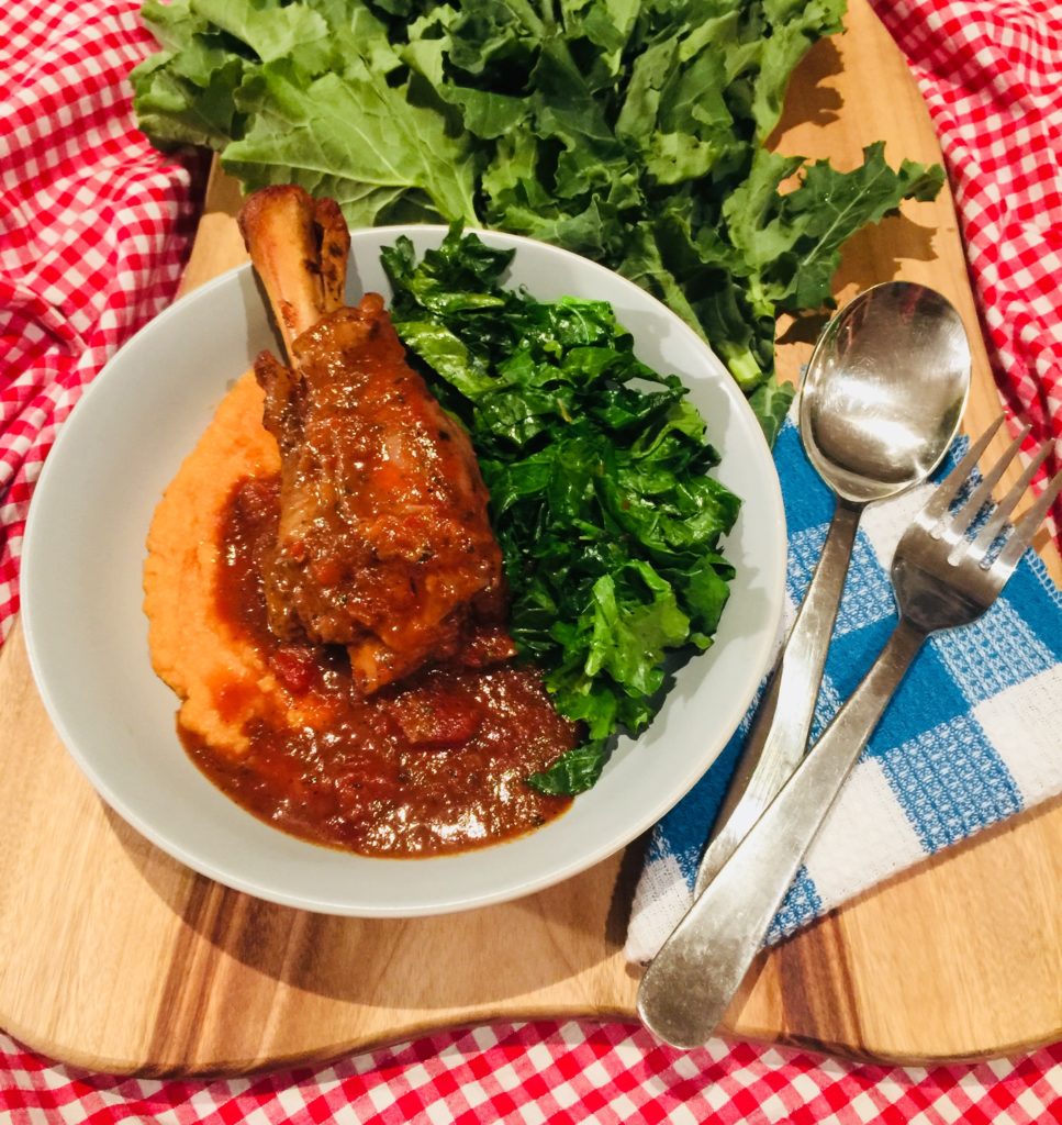Slow Cooked Lamb Shanks with Thyme & Balsamic The Yarn by The Free
