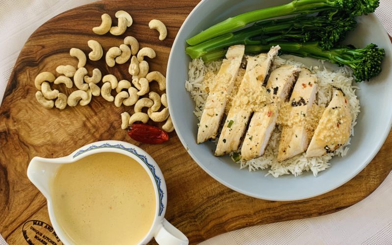 Thai Coconut Chicken and Satay Sauce Thai Coconut Chicken & Satay Sauce